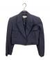 ALEXANDER McQUEEN（アレキサンダーマックイーン）の古着「クロップドブレザージャケット」｜ネイビー