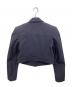 ALEXANDER McQUEEN (アレキサンダーマックイーン) クロップドブレザージャケット ネイビー サイズ:SIZE 38：27000円