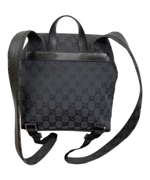 GUCCI（グッチ）GUCCI (グッチ) GGキャンバス ミニ リュックサック ブラックの古着・服飾アイテム