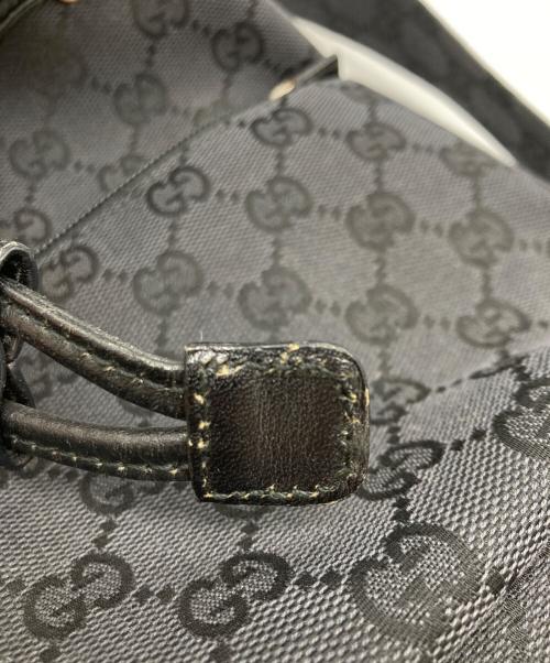 GUCCI（グッチ）GUCCI (グッチ) GGキャンバス ミニ リュックサック ブラックの古着・服飾アイテム