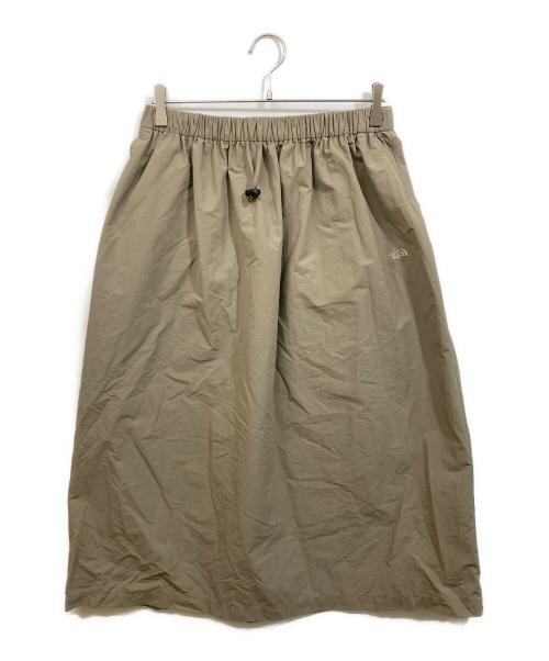 THE NORTH FACE（ザ ノース フェイス）THE NORTH FACE (ザ ノース フェイス) Journeys Gather skirt ベージュ サイズ:SIZE Lの古着・服飾アイテム