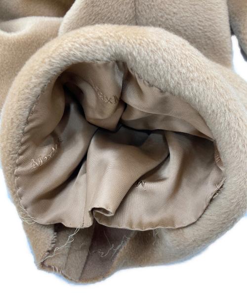 MaxMara（マックスマーラ）MaxMara (マックスマーラ) カシミヤ混フーディーウールコート ベージュ サイズ:SIZE 38の古着・服飾アイテム