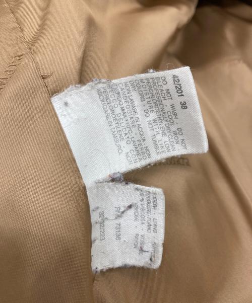 MaxMara（マックスマーラ）MaxMara (マックスマーラ) カシミヤ混フーディーウールコート ベージュ サイズ:SIZE 38の古着・服飾アイテム