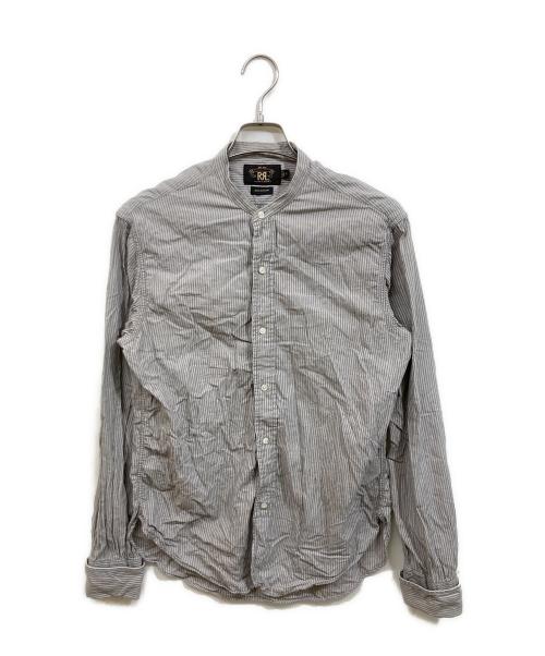 RRL（ダブルアールエル）RRL (ダブルアールエル) バンドカラーシャツ グレー サイズ:SIZE Sの古着・服飾アイテム