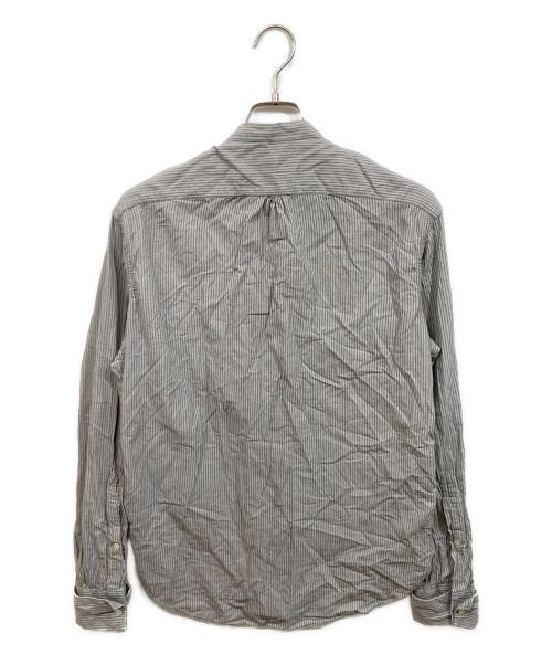 RRL（ダブルアールエル）RRL (ダブルアールエル) バンドカラーシャツ グレー サイズ:SIZE Sの古着・服飾アイテム