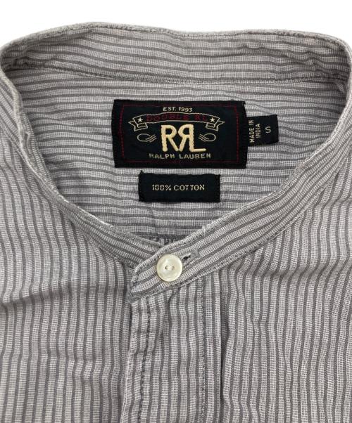 RRL（ダブルアールエル）RRL (ダブルアールエル) バンドカラーシャツ グレー サイズ:SIZE Sの古着・服飾アイテム