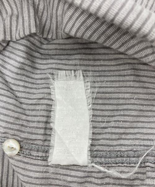 RRL（ダブルアールエル）RRL (ダブルアールエル) バンドカラーシャツ グレー サイズ:SIZE Sの古着・服飾アイテム