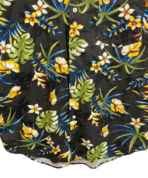 stussy（ステューシー）stussy (ステューシー) ボタニカル半袖シャツ ブラック サイズ:SIZE Lの古着・服飾アイテム