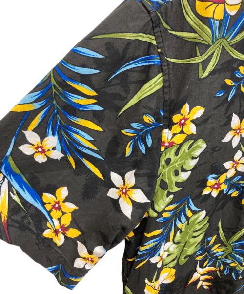 stussy（ステューシー）stussy (ステューシー) ボタニカル半袖シャツ ブラック サイズ:SIZE Lの古着・服飾アイテム