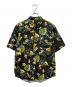 stussy（ステューシー）の古着「ボタニカル半袖シャツ」｜ブラック