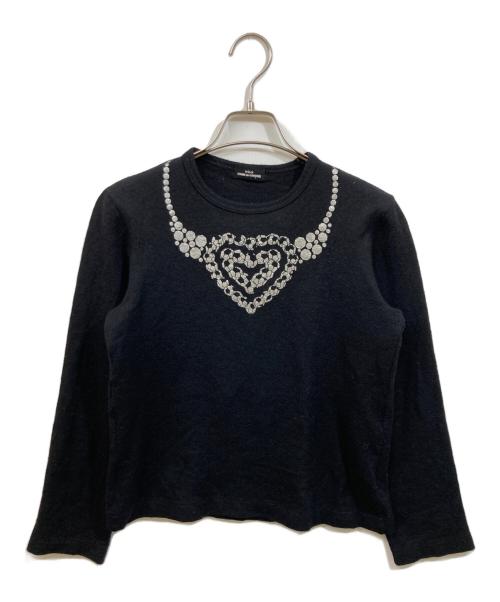 tricot COMME des GARCONS（トリココムデギャルソン）tricot COMME des GARCONS (トリココムデギャルソン) サッカーボールモチーフニット ブラック サイズ:実寸をご確認くださいの古着・服飾アイテム