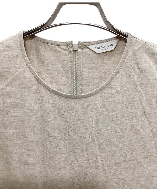 Demi-Luxe Beams（デミルクス ビームス）Demi-Luxe Beams (デミルクス ビームス) リネン混オールインワン アイボリー サイズ:36の古着・服飾アイテム