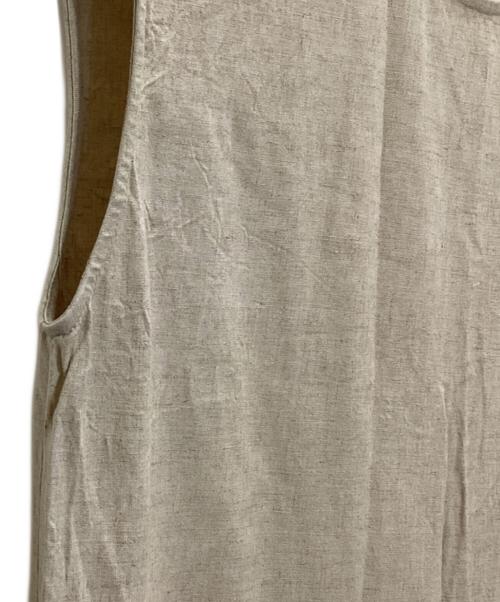 Demi-Luxe Beams（デミルクス ビームス）Demi-Luxe Beams (デミルクス ビームス) リネン混オールインワン アイボリー サイズ:36の古着・服飾アイテム