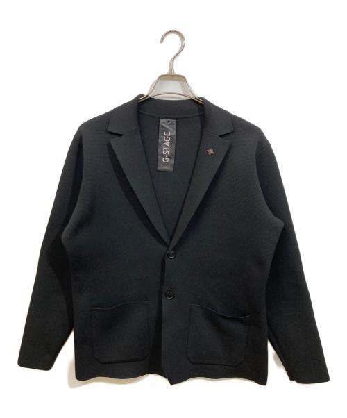 G-Stage（ジーステージ）G-Stage (ジーステージ) G-ZERO ミラノリブニットジャージジャケット＆パンツ ブラック サイズ:SIZE 48の古着・服飾アイテム