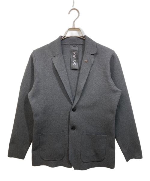 G-Stage（ジーステージ）G-Stage (ジーステージ) G-ZERO ミラノリブニットジャージジャケット＆パンツ グレー サイズ:48の古着・服飾アイテム