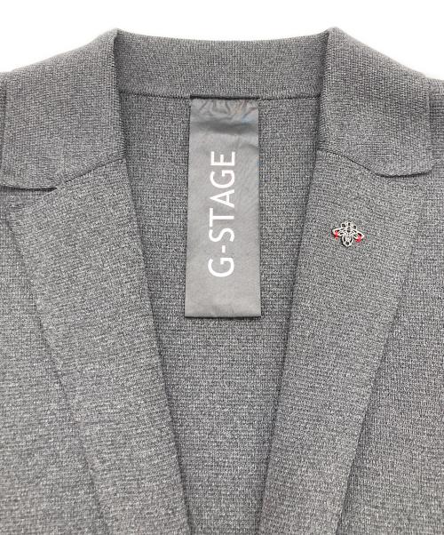 G-Stage（ジーステージ）G-Stage (ジーステージ) G-ZERO ミラノリブニットジャージジャケット＆パンツ グレー サイズ:48の古着・服飾アイテム