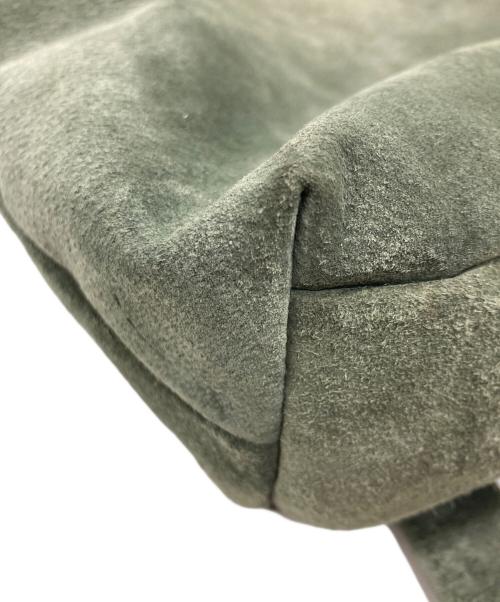 Ense（アンサ）ense (アンサ) スウェード地リュック グリーンの古着・服飾アイテム