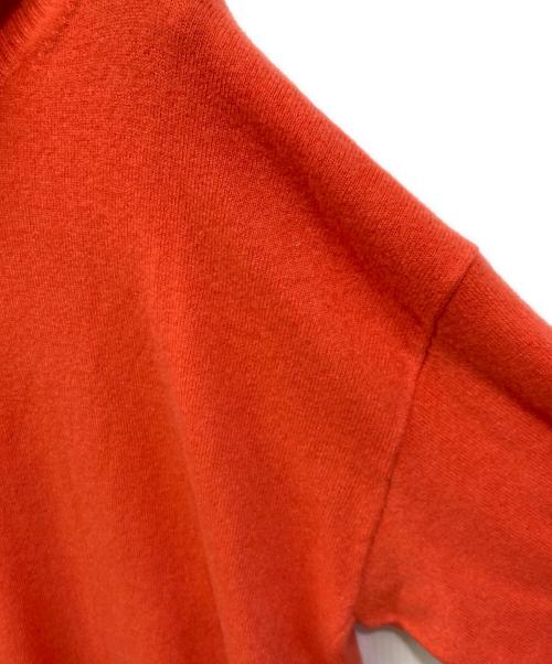 23区（ニジュウサンク）23区 (ニジュウサンク) ピュアカシミヤ タートルネック ニット オレンジ サイズ:SIZE 44の古着・服飾アイテム