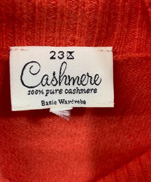 23区（ニジュウサンク）23区 (ニジュウサンク) ピュアカシミヤ タートルネック ニット オレンジ サイズ:SIZE 44の古着・服飾アイテム