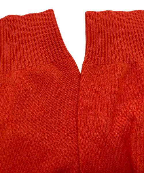 23区（ニジュウサンク）23区 (ニジュウサンク) ピュアカシミヤ タートルネック ニット オレンジ サイズ:SIZE 44の古着・服飾アイテム