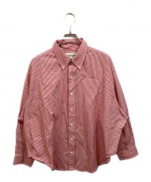 THE SHINZONE（ザ シンゾーン）の古着「STRIPE DADDY SHIRT」｜レッド