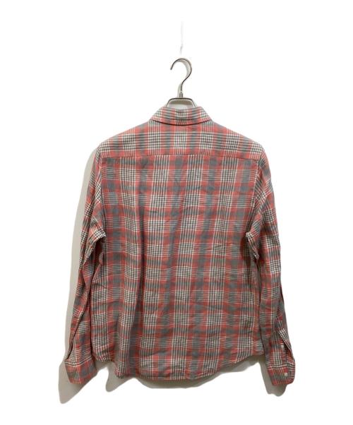 POLO RALPH LAUREN（ポロ・ラルフローレン）POLO RALPH LAUREN (ポロ・ラルフローレン) リネンチェックシャツ グレー サイズ:	SIZE Lの古着・服飾アイテム