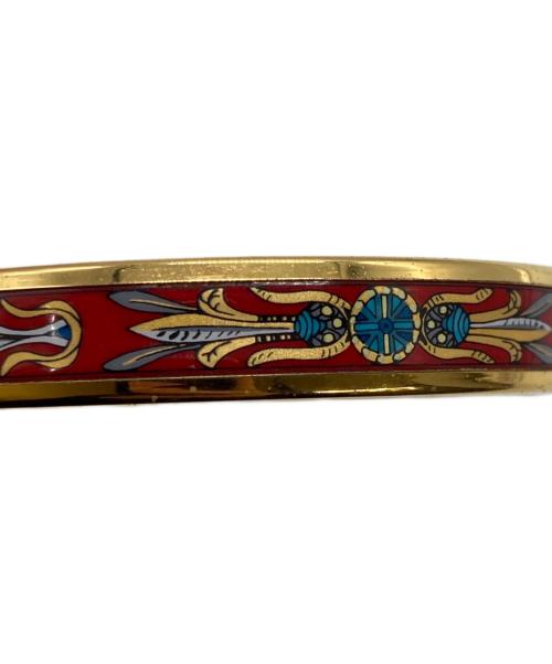 HERMES（エルメス）HERMES (エルメス) エマイユPM レッド×ゴールドの古着・服飾アイテム