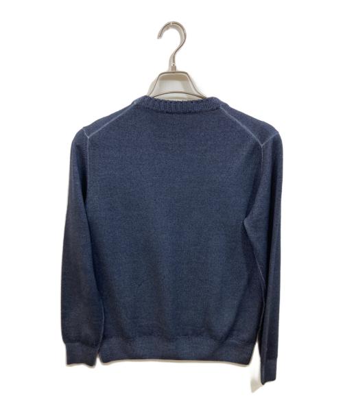 Cruciani（クルチアーニ）CRUCIANI (クルチアーニ) 27×9ゲージウール クルーネックニット ネイビー サイズ:	SIZE 48の古着・服飾アイテム