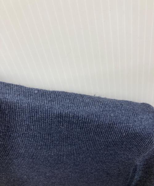 Cruciani（クルチアーニ）CRUCIANI (クルチアーニ) 27×9ゲージウール クルーネックニット ネイビー サイズ:	SIZE 48の古着・服飾アイテム