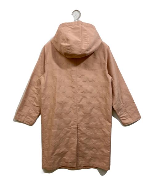 MACKINTOSH LONDON（マッキントッシュ ロンドン）MACKINTOSH LONDON (マッキントッシュ ロンドン) バックボーダーダブルフェイスサテンコート ピンク サイズ:SIZE 38の古着・服飾アイテム