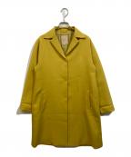Sybillaシビラ）の古着「Aラインシルエットカラーコート」｜イエロー
