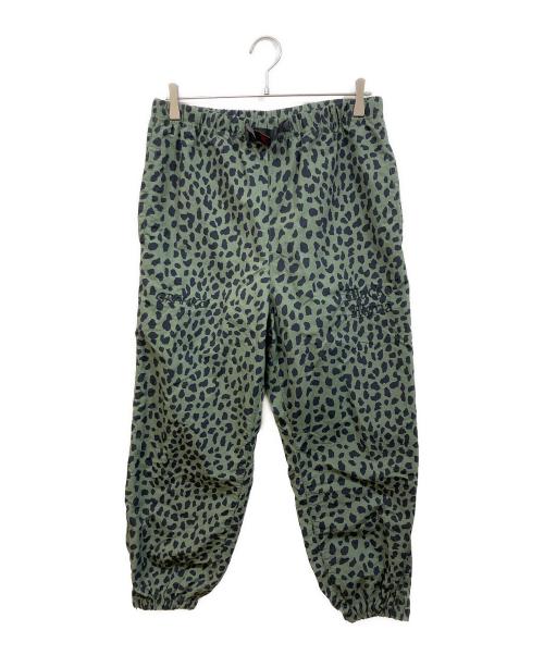 GRAMICCI（グラミチ）GRAMICCI (グラミチ) WACKO MARIA (ワコマリア) レオパードトラックパンツ カーキ サイズ:SIZE Mの古着・服飾アイテム