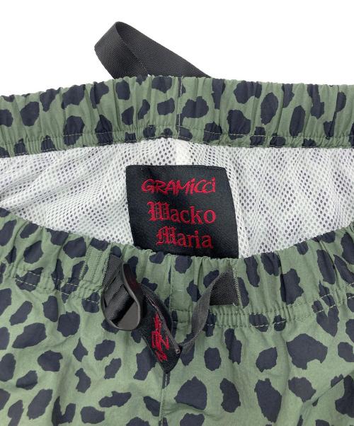 GRAMICCI（グラミチ）GRAMICCI (グラミチ) WACKO MARIA (ワコマリア) レオパードトラックパンツ カーキ サイズ:SIZE Mの古着・服飾アイテム