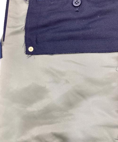 sacai（サカイ）sacai (サカイ) Fabric Combo Pants ネイビー サイズ:SIZE 3の古着・服飾アイテム