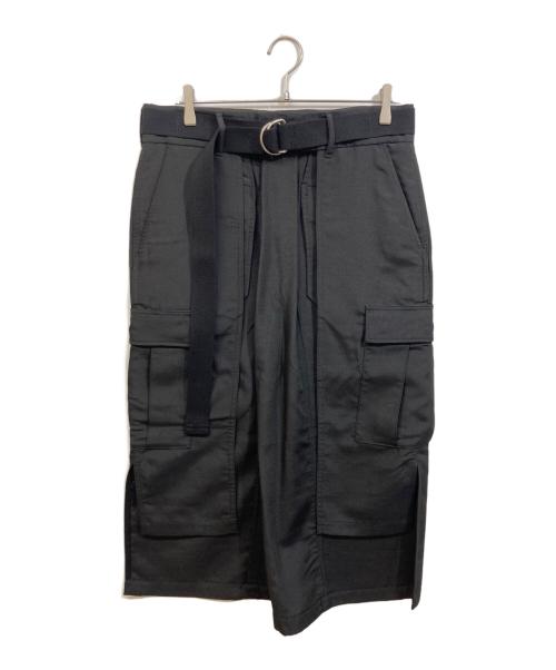 ALMOSTBLACK（オールモストブラック）ALMOSTBLACK (オールモストブラック) ラップスカート ブラック サイズ:Freeの古着・服飾アイテム