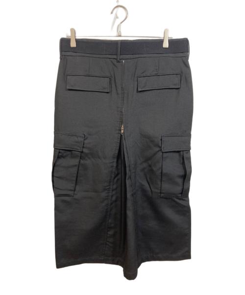 ALMOSTBLACK（オールモストブラック）ALMOSTBLACK (オールモストブラック) ラップスカート ブラック サイズ:Freeの古着・服飾アイテム