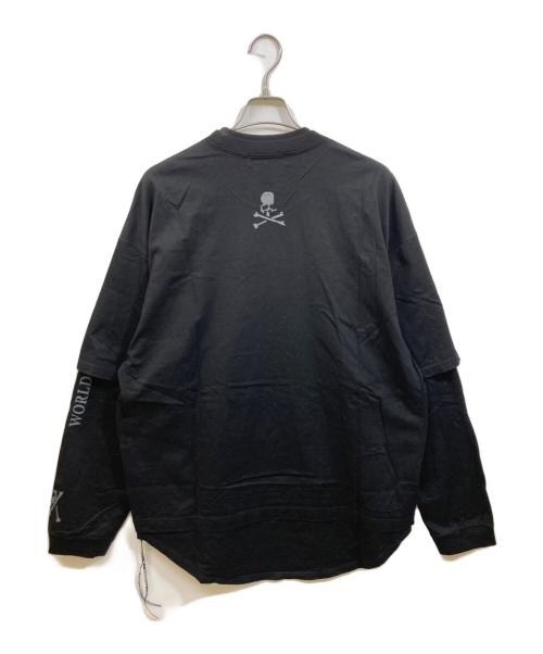 Mastermind WORLD（マスターマインド ワールド）Mastermind WORLD (マスターマインド ワールド) ロングスリーブTシャツ ブラック サイズ:Lの古着・服飾アイテム