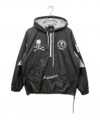 Mastermind JAPAN×MITCHELL & NESSマスターマインド ジャパン×ミッチェルアンドネス）の古着「LIGHTWEIGHT ANORAK COLLAB」｜ブラック