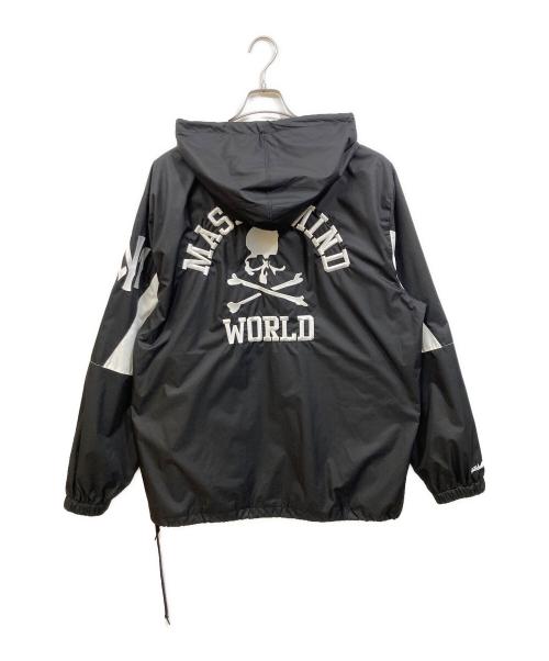 Mastermind JAPAN（マスターマインド ジャパン）Mastermind JAPAN (マスターマインド ジャパン) MITCHELL & NESS (ミッチェルアンドネス) LIGHTWEIGHT ANORAK COLLAB ブラック サイズ:SIZE XLの古着・服飾アイテム