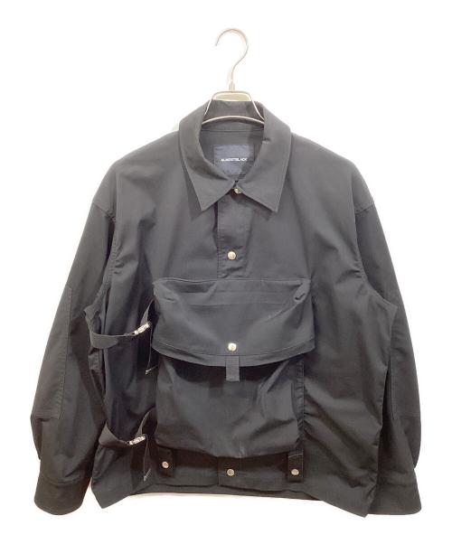 ALMOSTBLACK（オールモストブラック）ALMOSTBLACK (オールモストブラック) body bag docking jacket ブラック サイズ:2の古着・服飾アイテム
