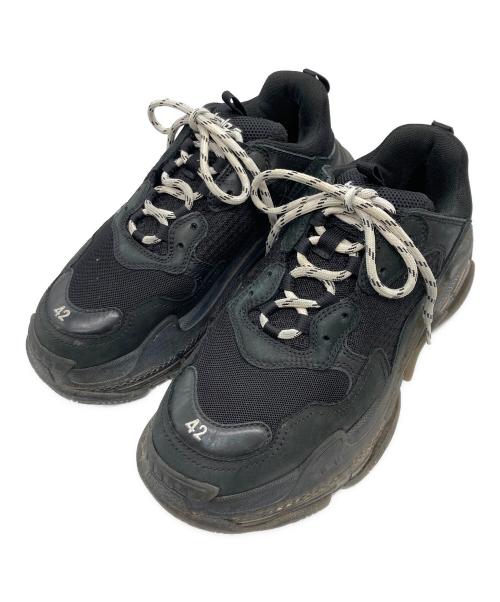 BALENCIAGA（バレンシアガ）BALENCIAGA (バレンシアガ) TRIPLE S ブラック サイズ:SIZE 42の古着・服飾アイテム