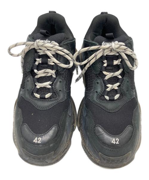 BALENCIAGA（バレンシアガ）BALENCIAGA (バレンシアガ) TRIPLE S ブラック サイズ:SIZE 42の古着・服飾アイテム