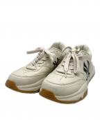 MLBエムエルビー）の古着「Chunky Runner Basic Yankees」｜ベージュ×ネイビー