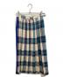 O'NEIL OF DUBLIN (オニールオブダブリン) チェックラップロングスカート ブルー×アイボリー サイズ:36：10000円
