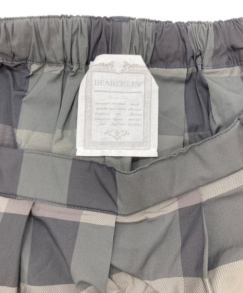 BEARDSLEY（ビアズリー）BEARDSLEY (ビアズリー) ビッグチェック タフタロングスカート オリーブ サイズ:FREEの古着・服飾アイテム