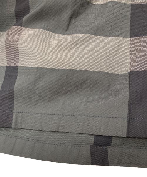 BEARDSLEY（ビアズリー）BEARDSLEY (ビアズリー) ビッグチェック タフタロングスカート オリーブ サイズ:FREEの古着・服飾アイテム