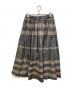 BEARDSLEY (ビアズリー) ビッグチェック タフタロングスカート オリーブ サイズ:FREE：5000円