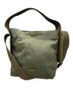 Songmontソングモント）の古着「スエード ショルダーバッグ」｜グリーン