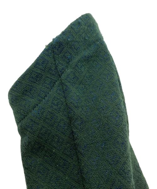 Mame Kurogouchi（マメクロゴウチ）Mame Kurogouchi (マメクロゴウチ) ハイネックジップアップカットソー/High Neck Zipup Jersey Top グリーン サイズ:SIZE 1の古着・服飾アイテム