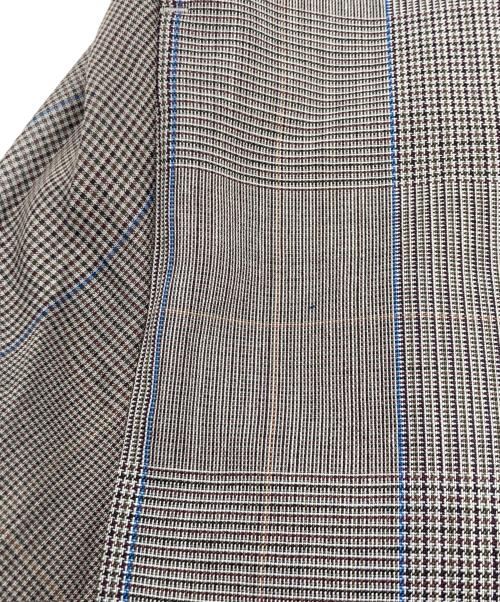 sacai（サカイ）sacai (サカイ) グレンチェックプリーツスカート グレー サイズ:SIZE 0の古着・服飾アイテム